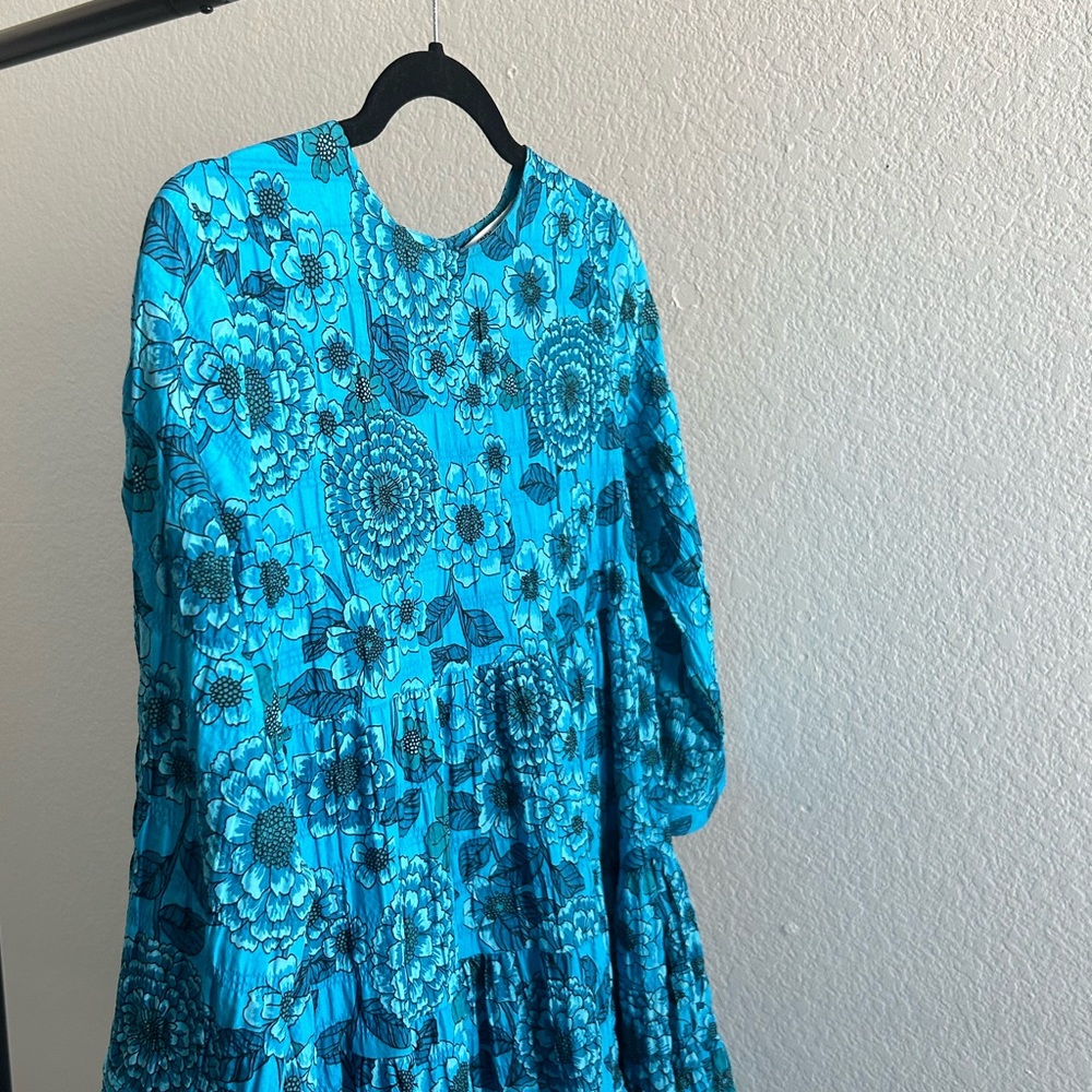 Dreamy Blue Tunic Dress Zara